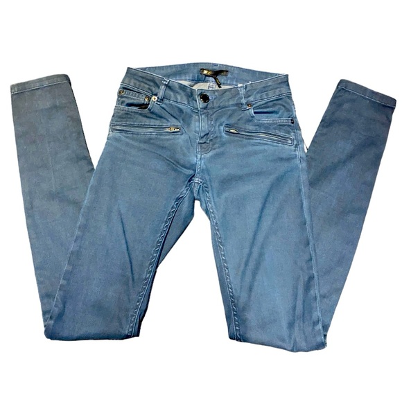 Maje Navy Denim Jeans Size 34 (Euro) US 0/25 - Picture 2 of 7
